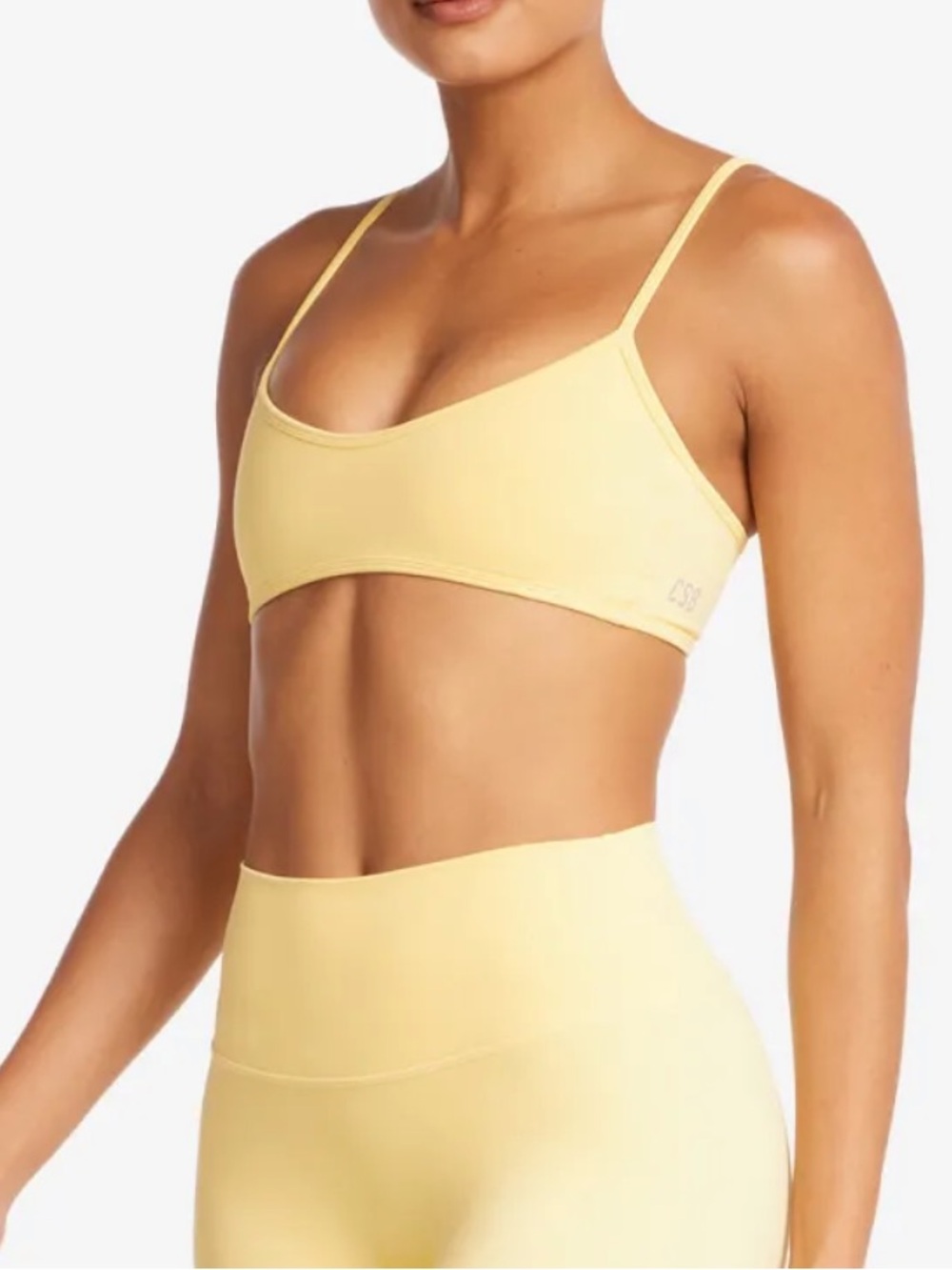 CSB Fade Ayla Crop in Buttercup. Women’s Large - Picture 2 of 7